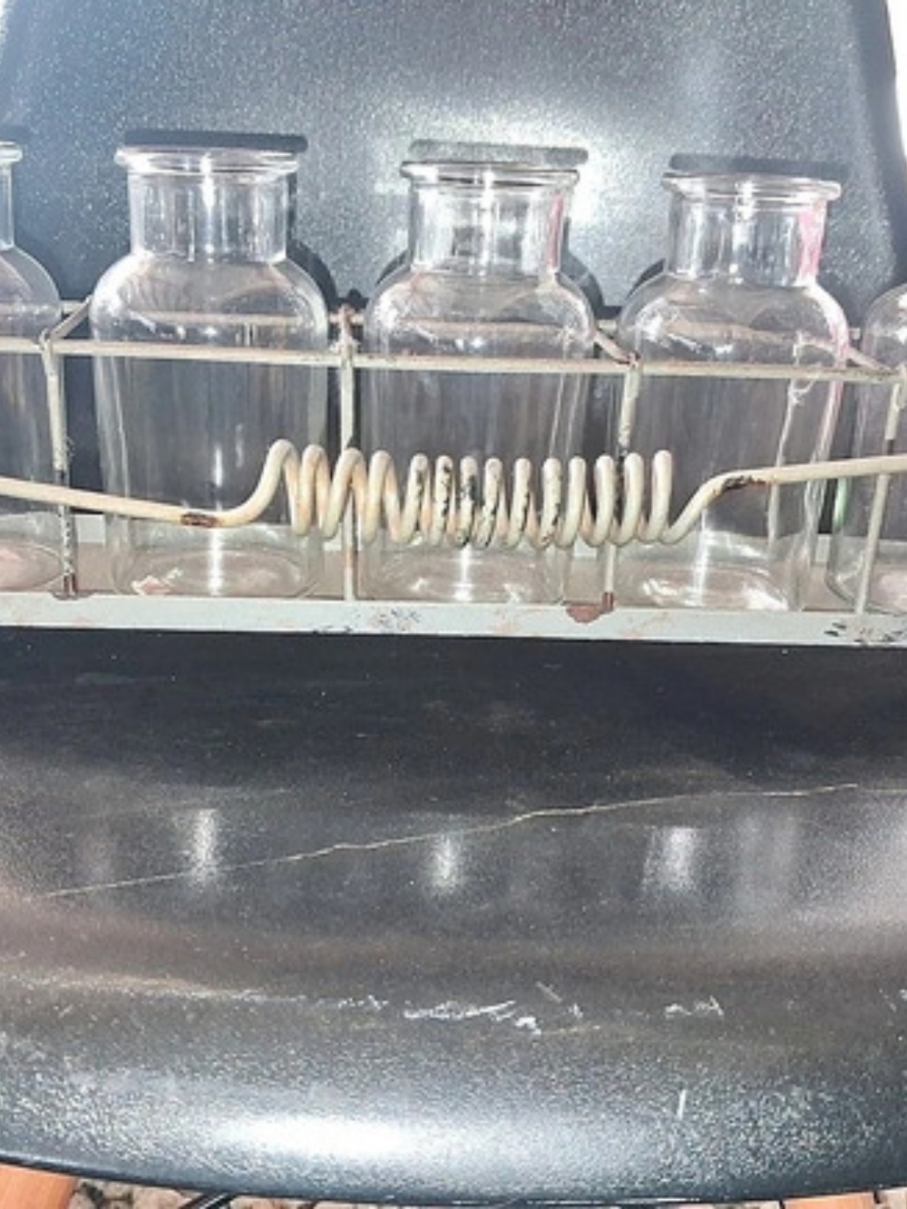 Glass Jar Spice Rack